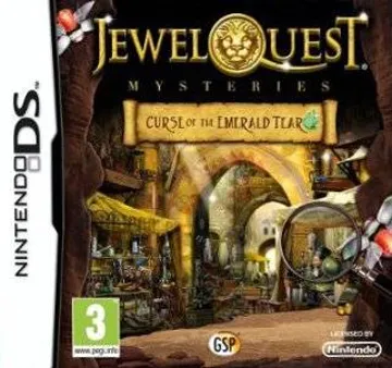 Jewel Quest - Mysteries - Curse of the Emerald Tear (Europe) box cover front